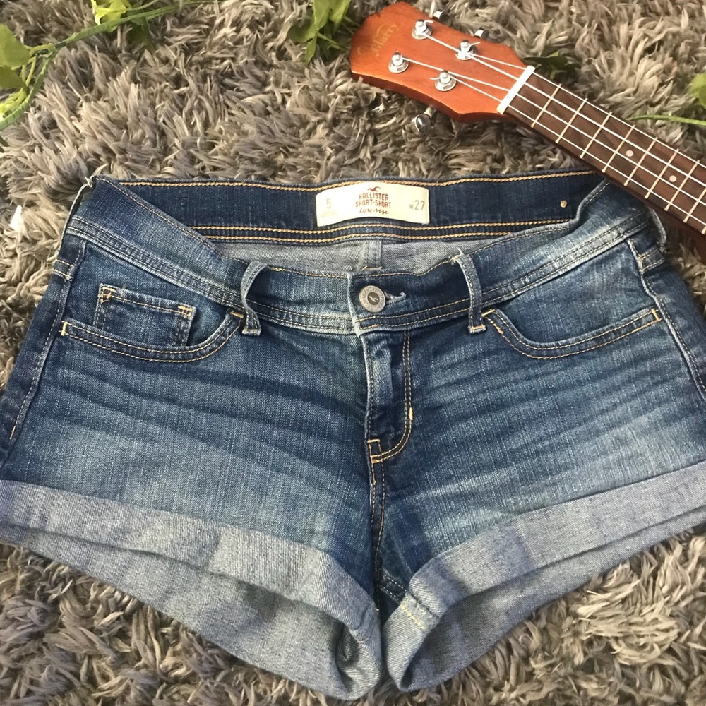 Hollister short shorts, low rise
